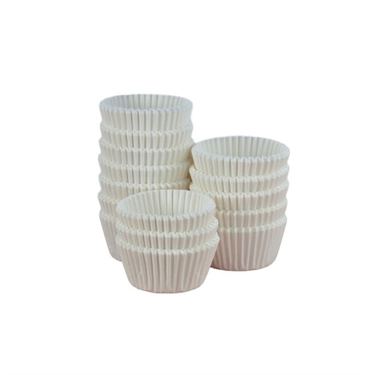 White Muffin Cupcake Paper Cases - 48x32mm BULK 500Pk