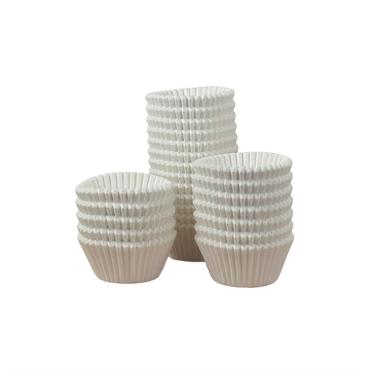 White Muffin Cupcake Paper Cases - 51x38mm BULK 500Pk