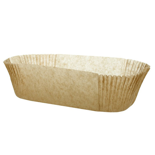 1LB Parchment Loaf Cake Tin Liners - Brown 100Pk