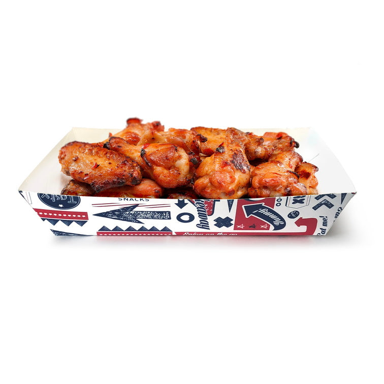 Fresco Medium Chip Food Tray - Approx 7" x 3" x 2"