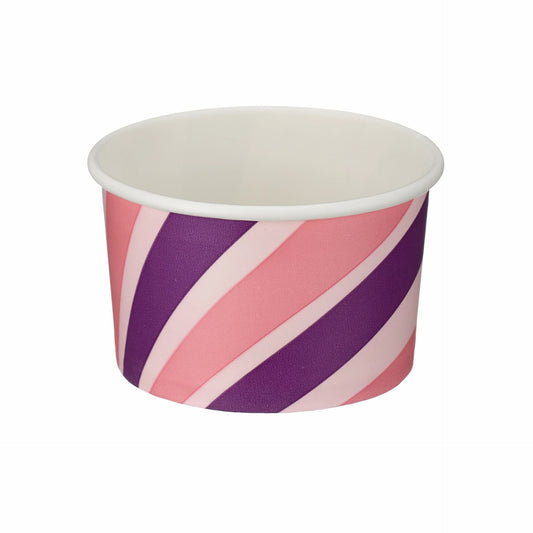 Ice Cream Sweet Dessert Tubs - 4oz 6oz 8oz - Disposable & Recyclable