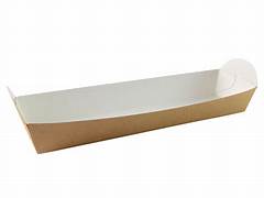 Kraft Brown BAGUETTE Hot Dog Holders - Disposable & Recyclable
