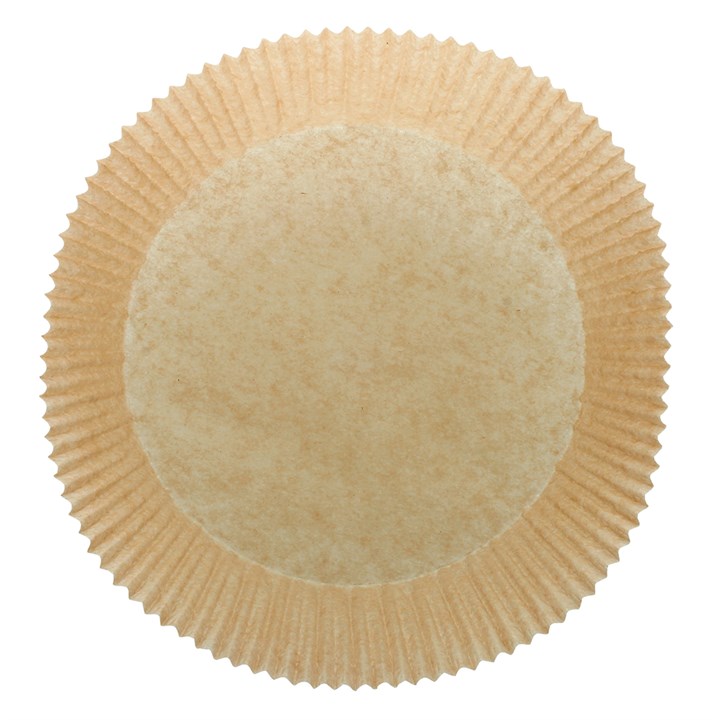 8" Parchment Round Cake Tin Liners - Brown 100Pk