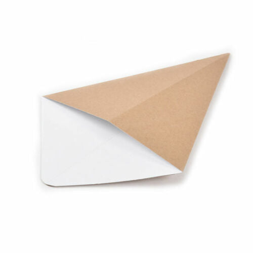 Kraft Brown Food/ Chip Cone Holders - Disposable & Recyclable