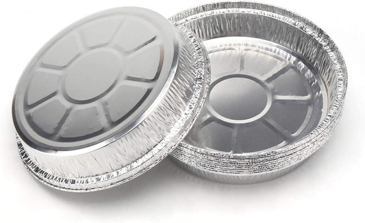 Aluminium Round FLAN Tart Pie Tin Foils - Approx 6.5 Inch Base