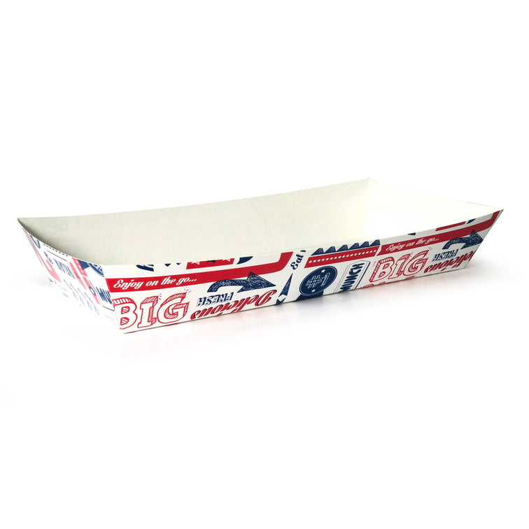Fresco Large Chip Food Tray - Approx 24" x 10" x 2"