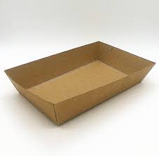 Fish and Chip Meal Large Kraft Tray - Disposable & Recyclable