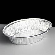 Individual Aluminium OVAL Pie Tin Foils - Approx 5x4x1 Inch