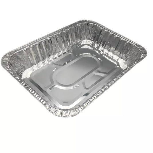 Aluminium RECTANGLE Roasting Baking Tray Tin Foils - Approx 12.5x10x2 Inch