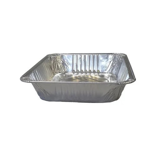 Aluminium RECTANGLE Roasting Baking Tray Tin Foils - Approx 12.5x10x2 Inch