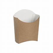 Kraft Brown Chip Fries Scoop Holder Standard Large - Disposable & Recyclable