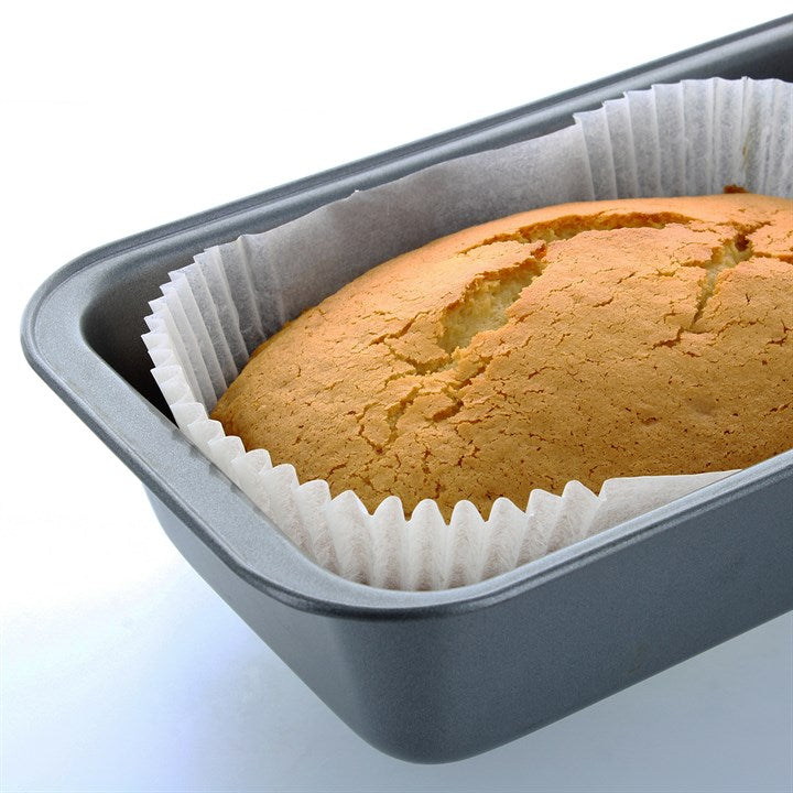2lb Loaf Cake Tin Airy Fryer Greaseproof Liners - White