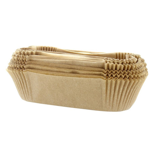 1LB Parchment Loaf Cake Tin Liners - Brown 100Pk