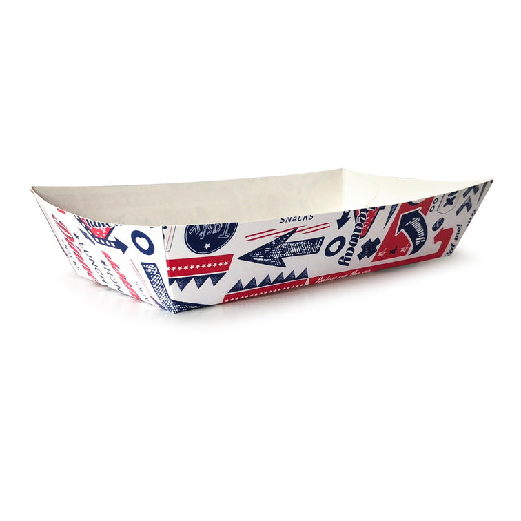 Fresco Medium Chip Food Tray - Approx 7" x 3" x 2"
