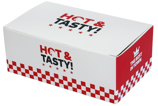 Chicken Box with Lid Food Medium - 7 x 4 x 3"