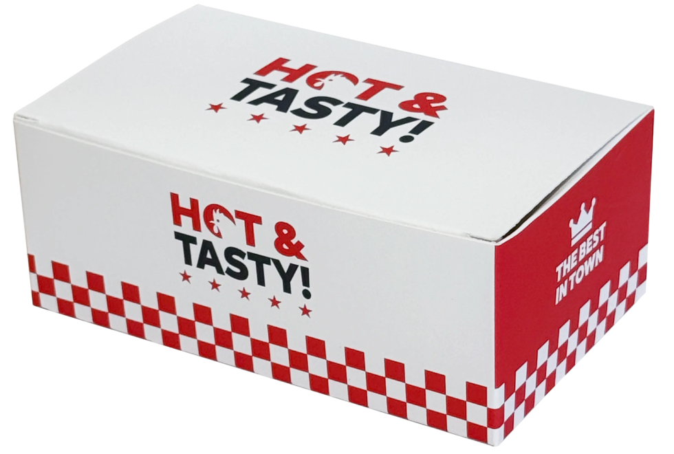 Chicken Box with Lid Food Medium - 7 x 4 x 3"