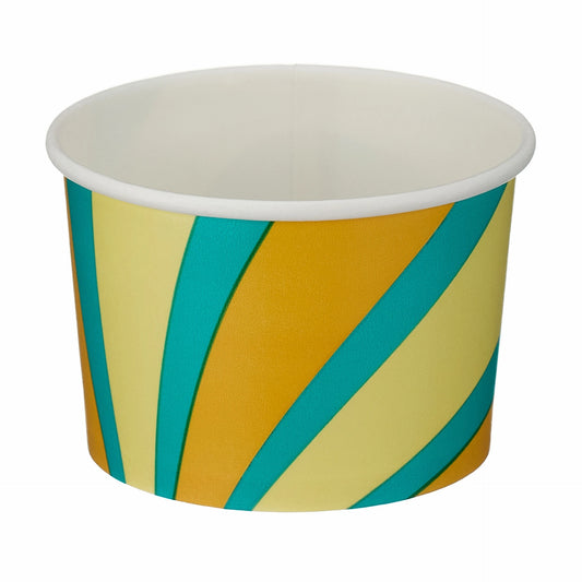 Ice Cream Sweet Dessert Tubs - 4oz 6oz 8oz - Disposable & Recyclable