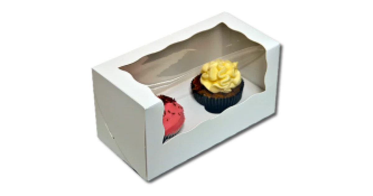 White Cupcake Boxes - Choose your size - Packs of 1/5/25