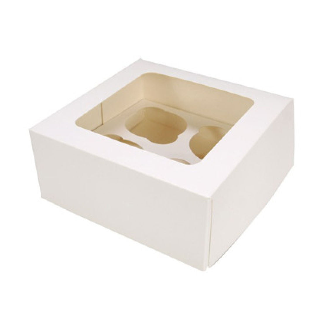 White Cupcake Boxes - Choose your size - Packs of 1/5/25