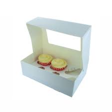 White Cupcake Boxes - Choose your size - Packs of 1/5/25