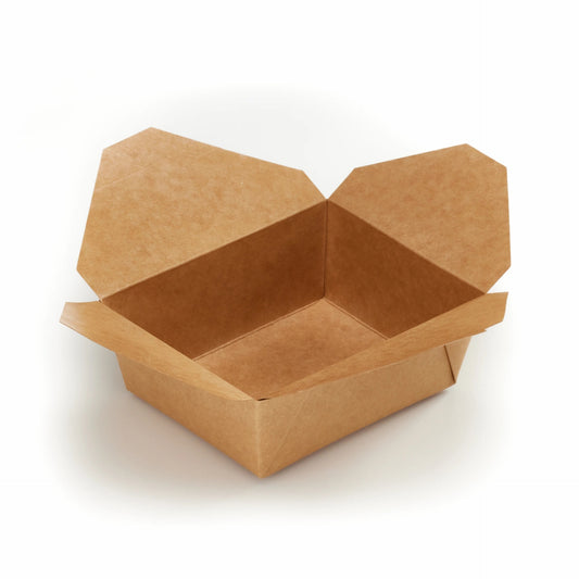 Kraft Meal Noodle Deli Waterproof Box  - MEDIUM 65x120x150mm