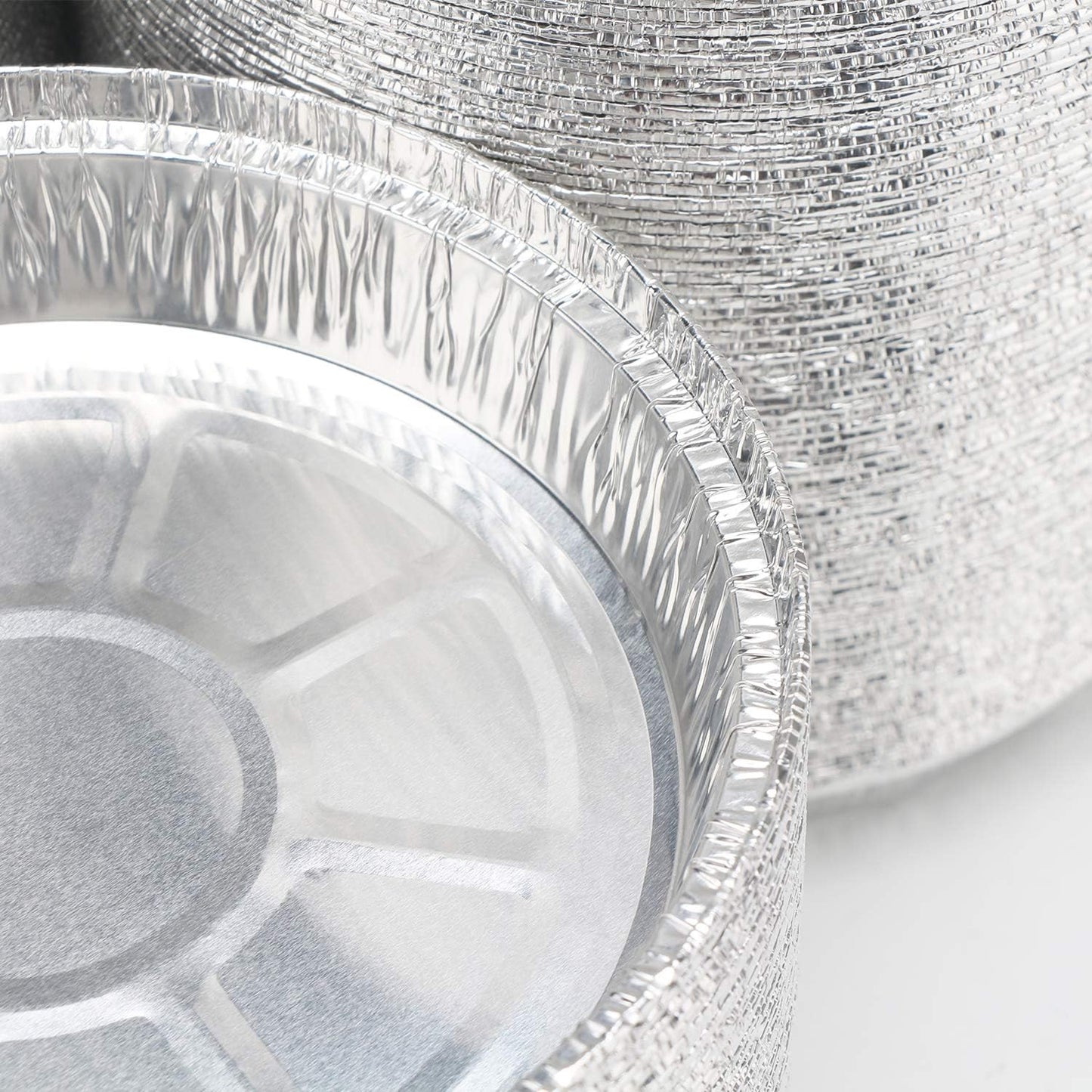 Aluminium Round FLAN Tart Pie Tin Foils - Approx 6.5 Inch Base