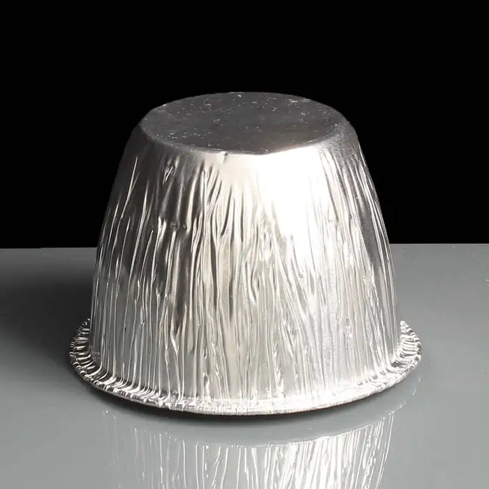 Individual Aluminium PUDDING Suet Christmas Tin Foils - Approx 3x2x2 Inch